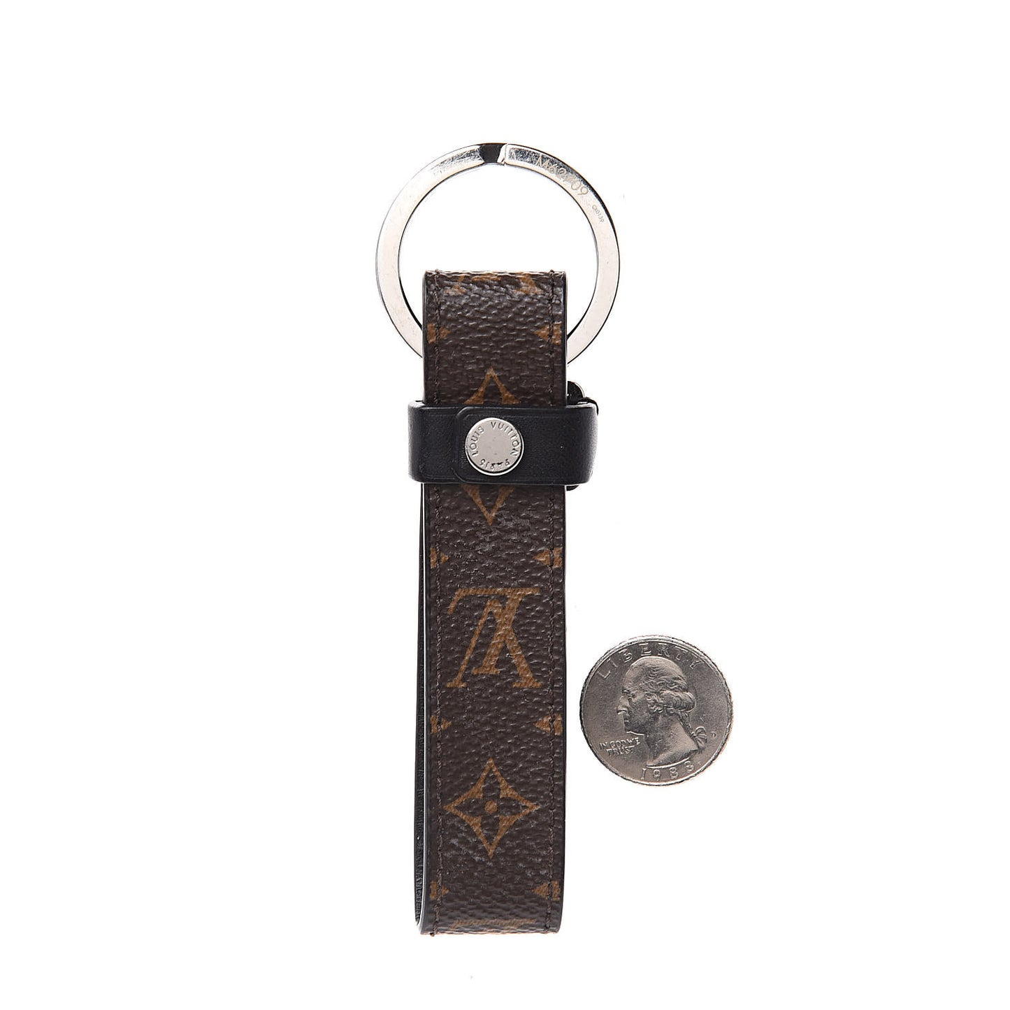 Monogram LV Dragonne Bag Charm Key Holder
