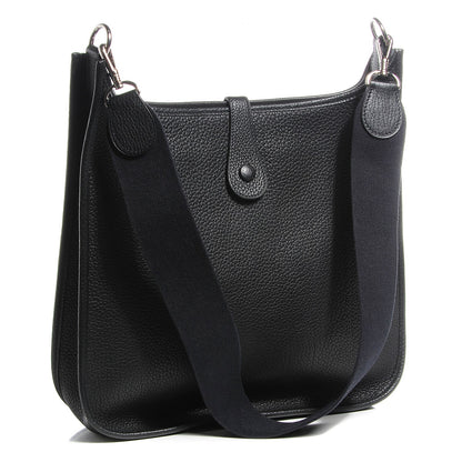 Hermes Taurillon Clemence Evelyne GM Black 5 of 11