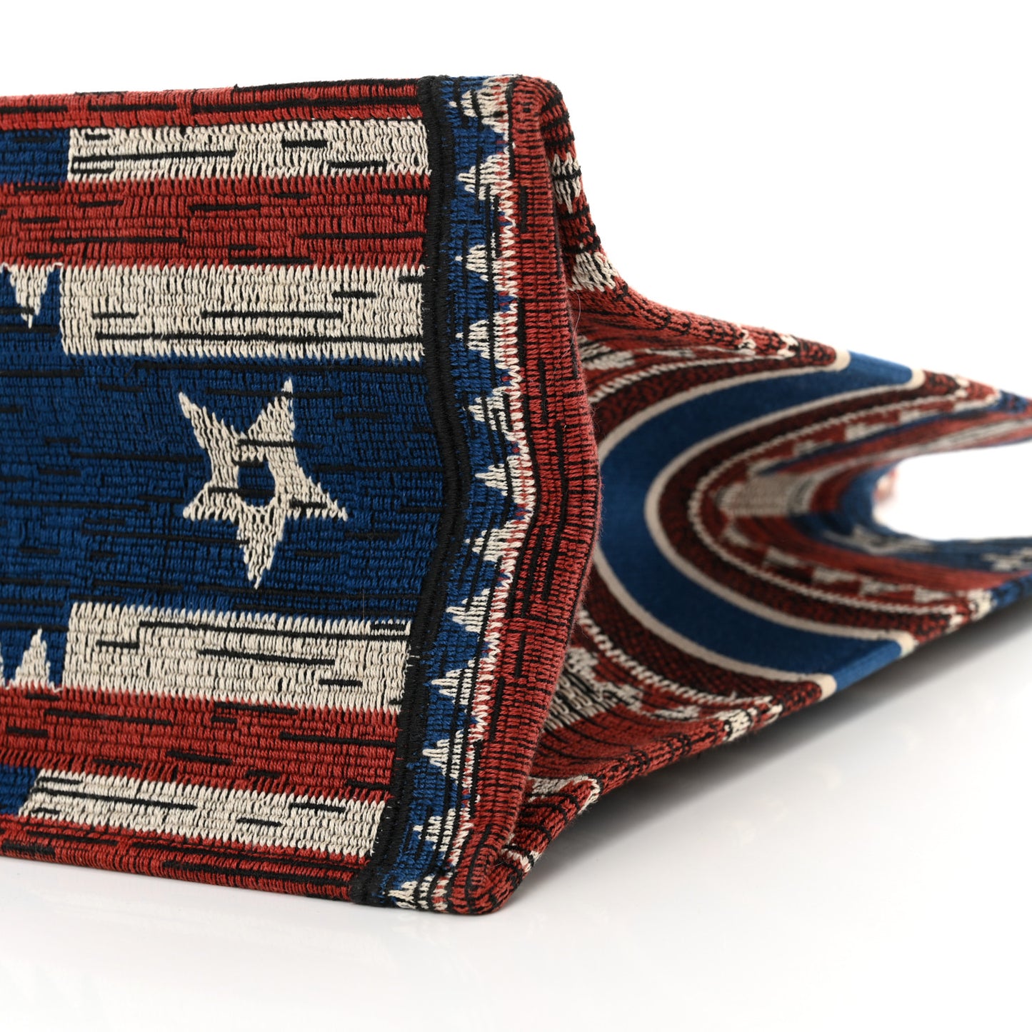 Canvas Embroidered Exclusive US Book Tote Multicolor