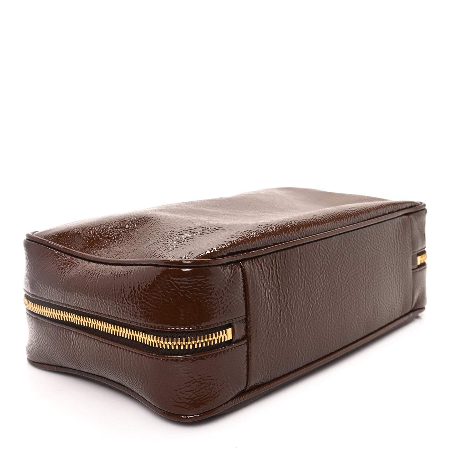 Naplak Patent Beau Top Handle Bag Palissandro