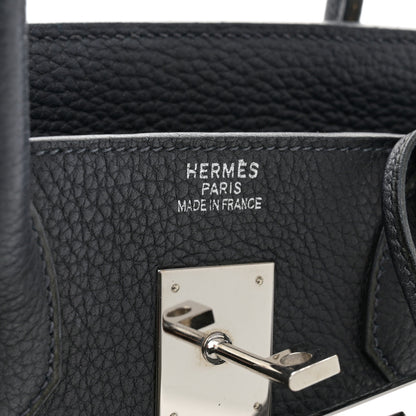 Hermes Togo HAC Birkin 32 Bleu Indigo 6 of 12