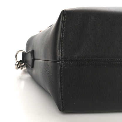 Fendi Vitello Dolce Scalloped Pearl Studded Medium By The Way Boston Bag Black 7 of 8
