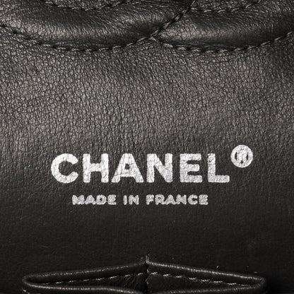 Chanel Distressed Denim Medium Double Flap Dark Blue 6 of 12