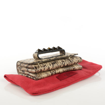 Valentino Garavani Snakeskin Va Va Voom Shoulder Bag Ivory 4 of 8