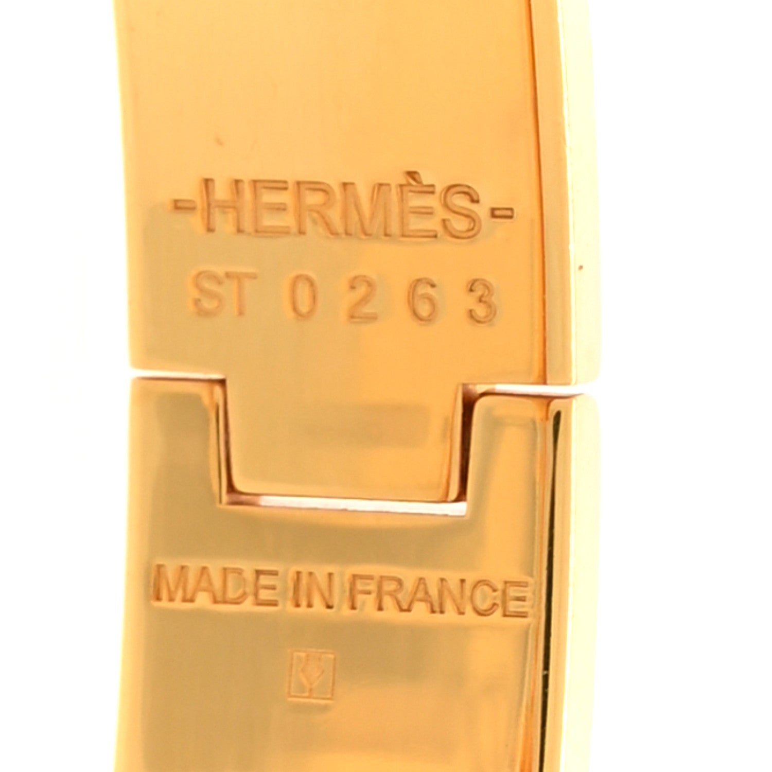 Hermes Enamel Narrow Clic Clac H Bracelet GM Black 4 of 5