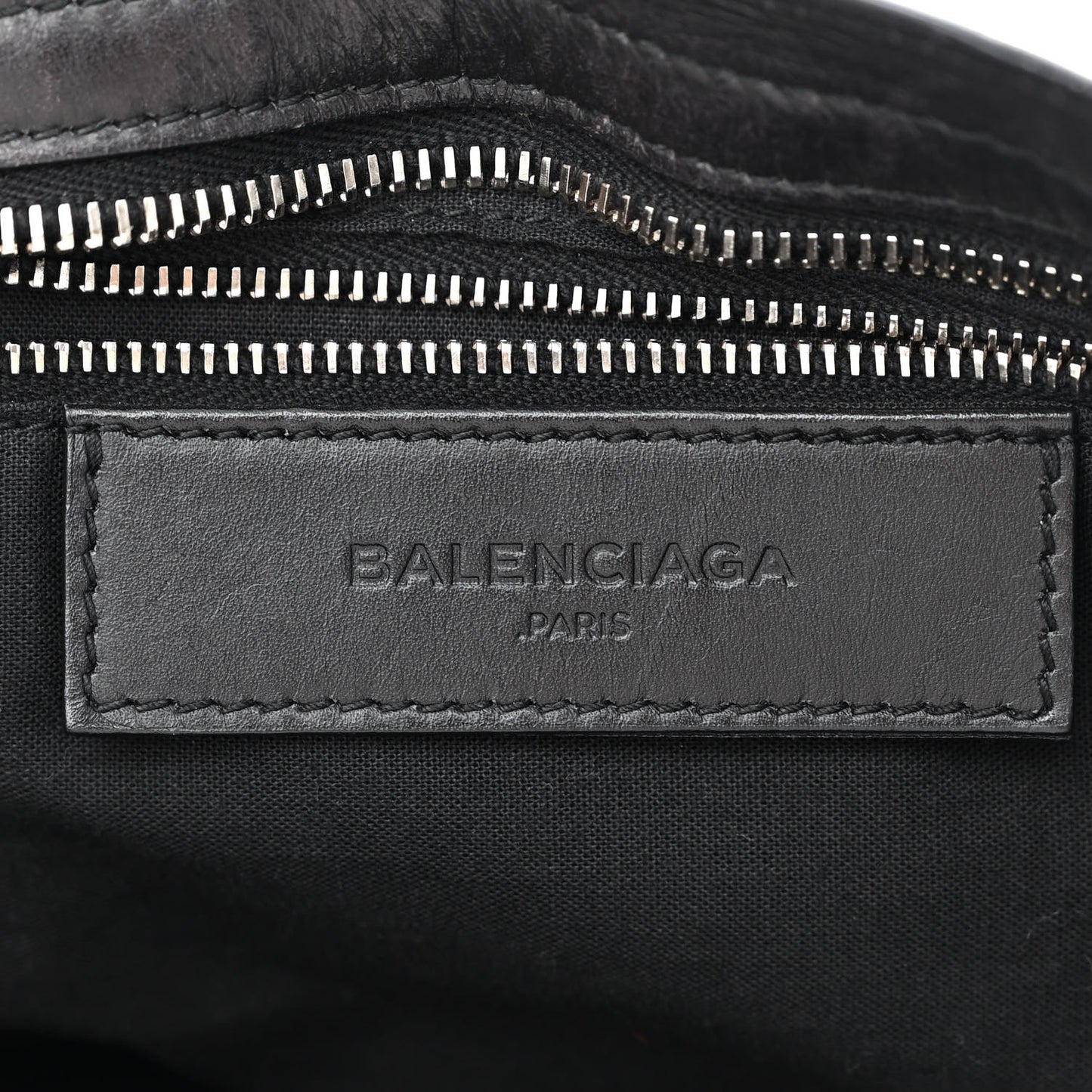 Alpaca Calfskin Classic Silver Hardware City Black