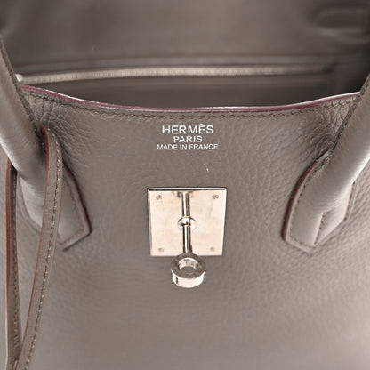 Hermes Taurillon Clemence BIRKIN 35 Etain 6 of 17