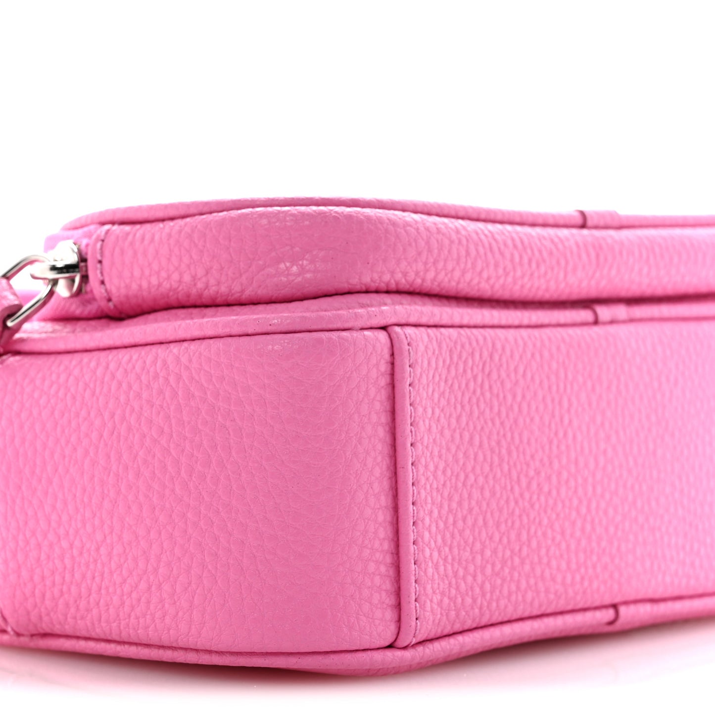 Grained Calfskin The Crossbody Bow Pink
