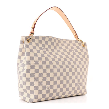 Louis Vuitton Damier Azur Graceful PM Rose Ballerine 3 of 10