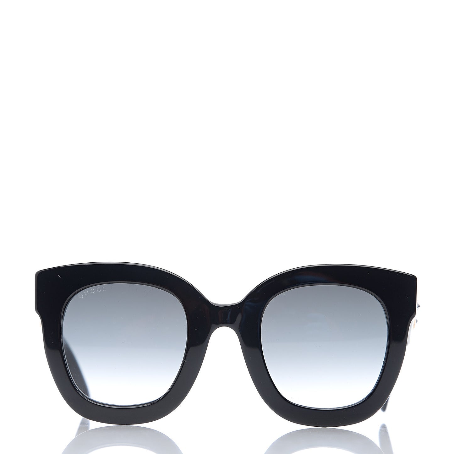 Round Frame Star Sunglasses GG0208S Black