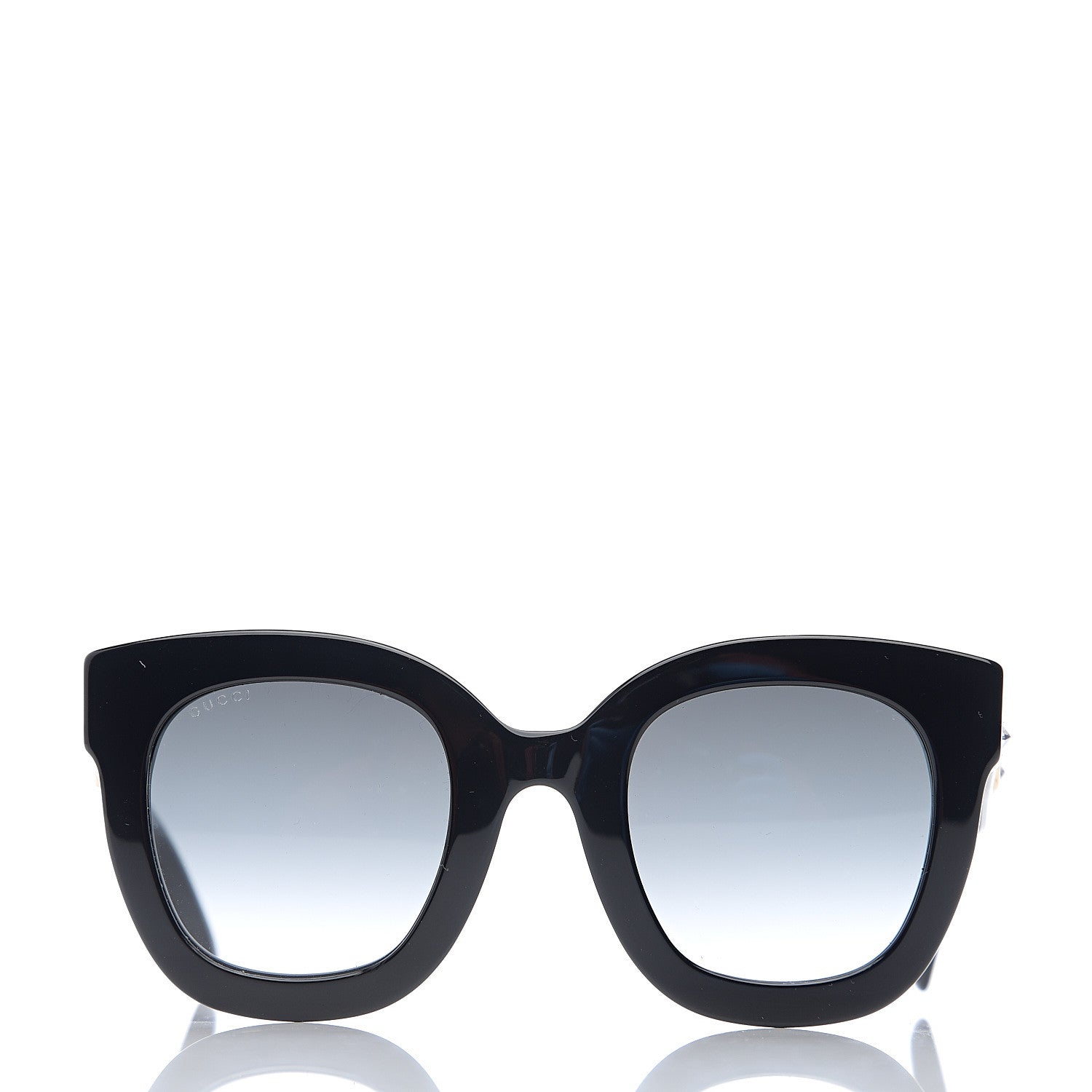 Gucci Round Frame Star Sunglasses GG0208S Black 2 of 8