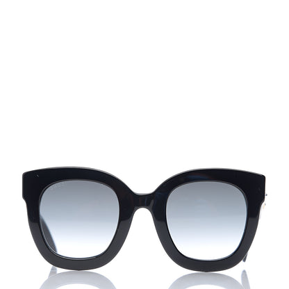 Gucci Round Frame Star Sunglasses GG0208S Black 2 of 8