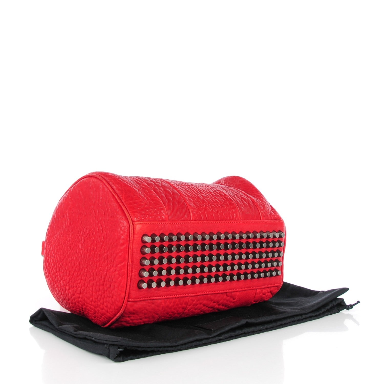 Alexander Wang Pebbled Lambskin Rocco Cayenne Black Nickel Hardware 4 of 7