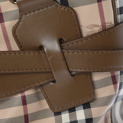 Burberry Haymarket Check Medium Bowden Bag Toffee 13 of 13