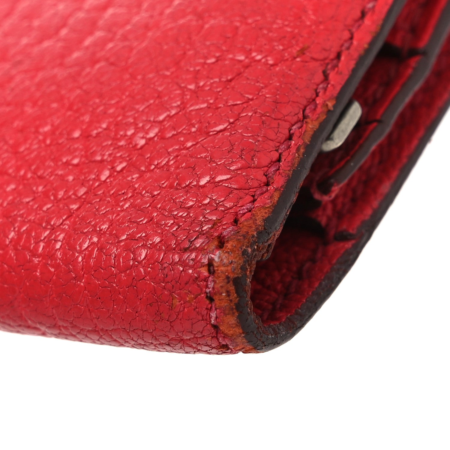 Hermes Chèvre Mysore Bearn Gusset Wallet Bougainvillea 9 of 11