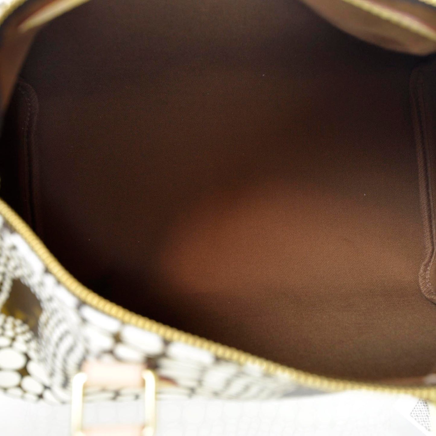 Monogram Kusama Town Speedy 30 White