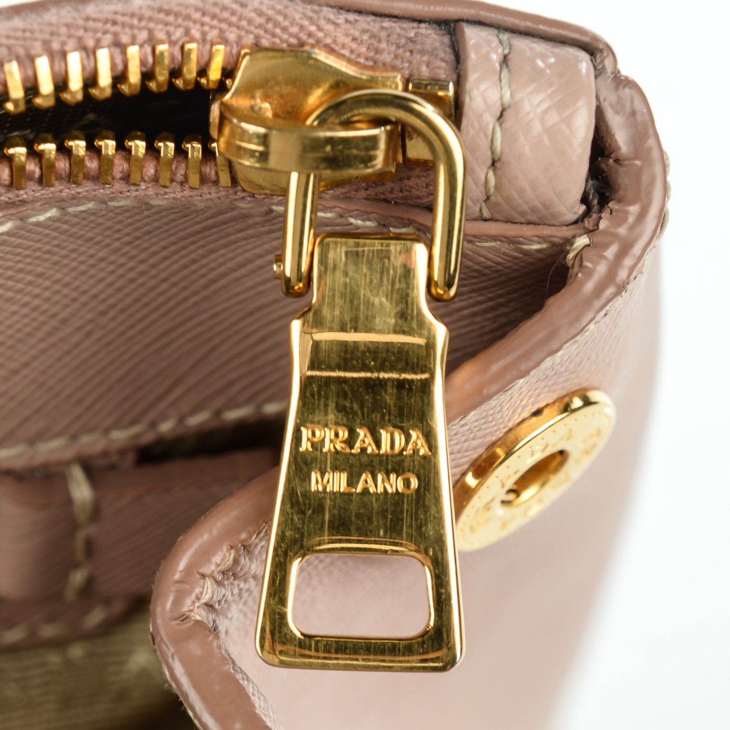 Prada Saffiano Medium Galleria Double Zip Tote Cammeo 9 of 11