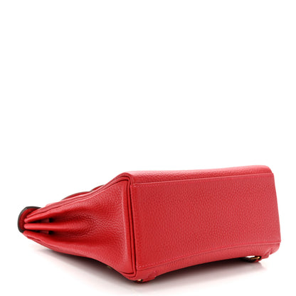 Hermes Taurillon Clemence Kelly Ado Backpack Rouge Casaque 4 of 12