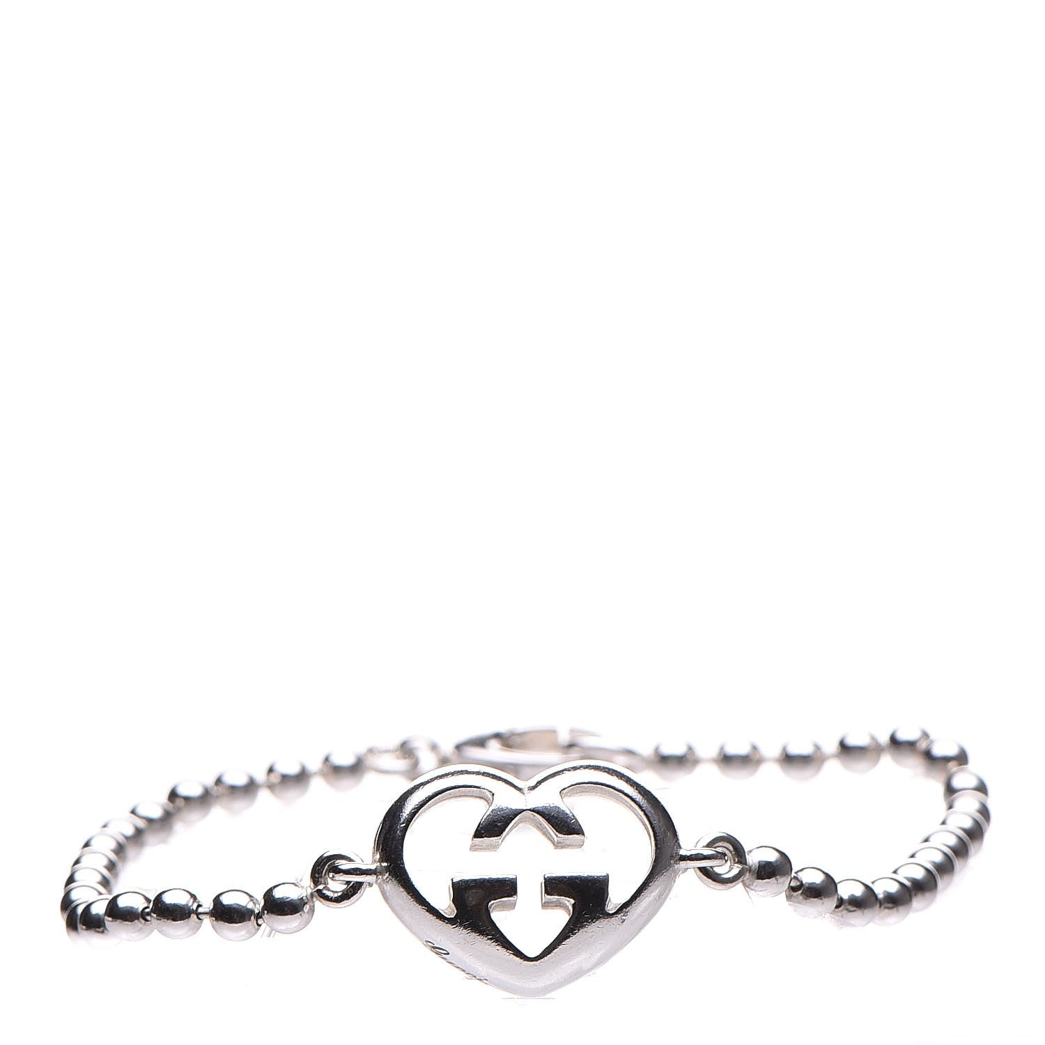Gucci Sterling Silver Love Britt Bracelet 1 of 7