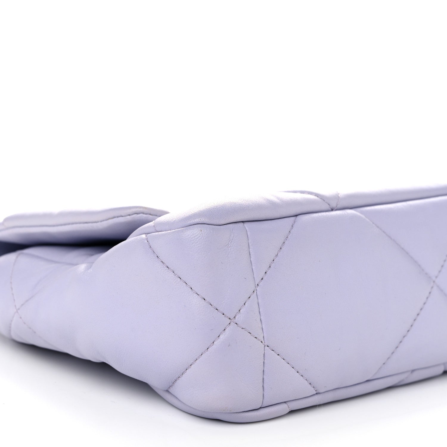Chanel Lambskin Quilted Medium Chanel 19 Flap Light Purple 9 of 10