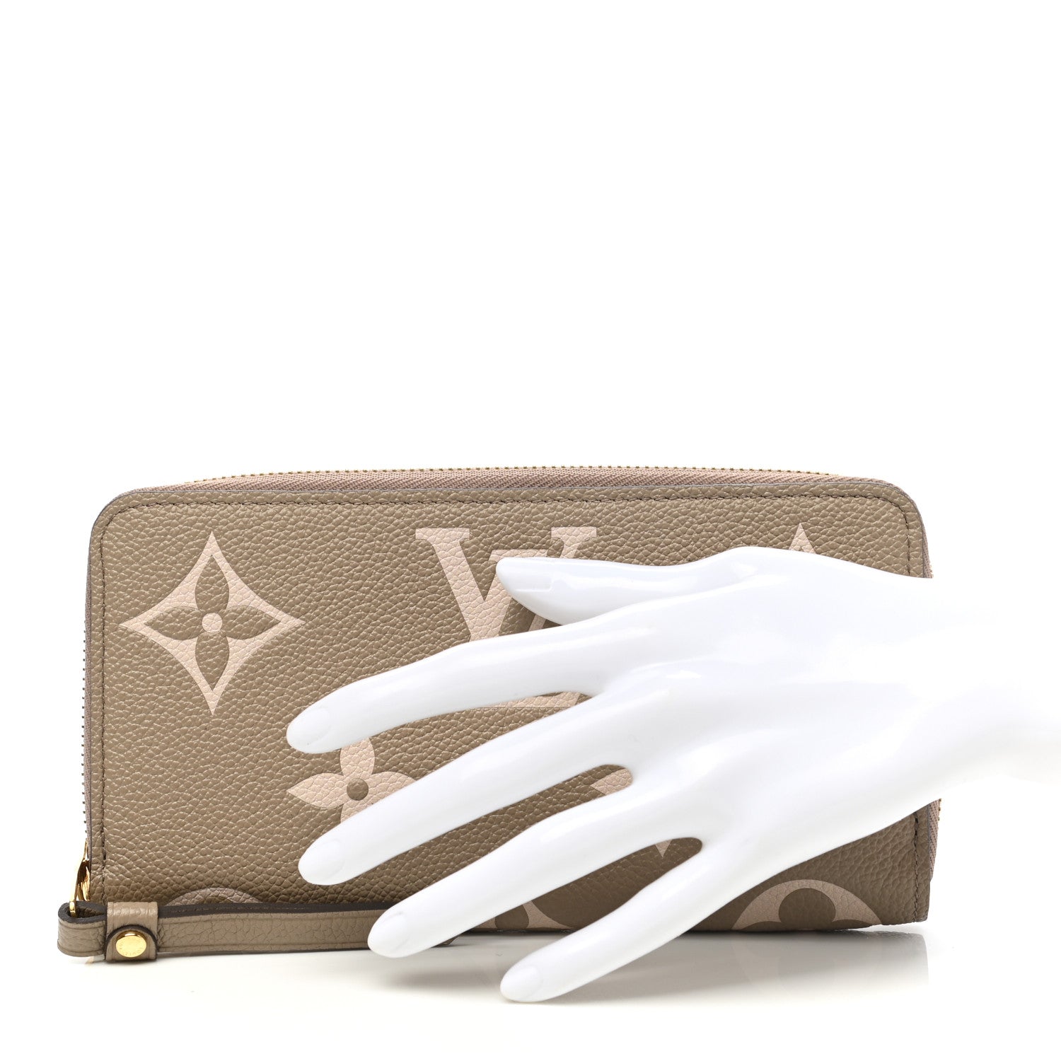 Louis Vuitton Empreinte Monogram Giant Zippy Wallet Tourterelle Creme 2 of 6