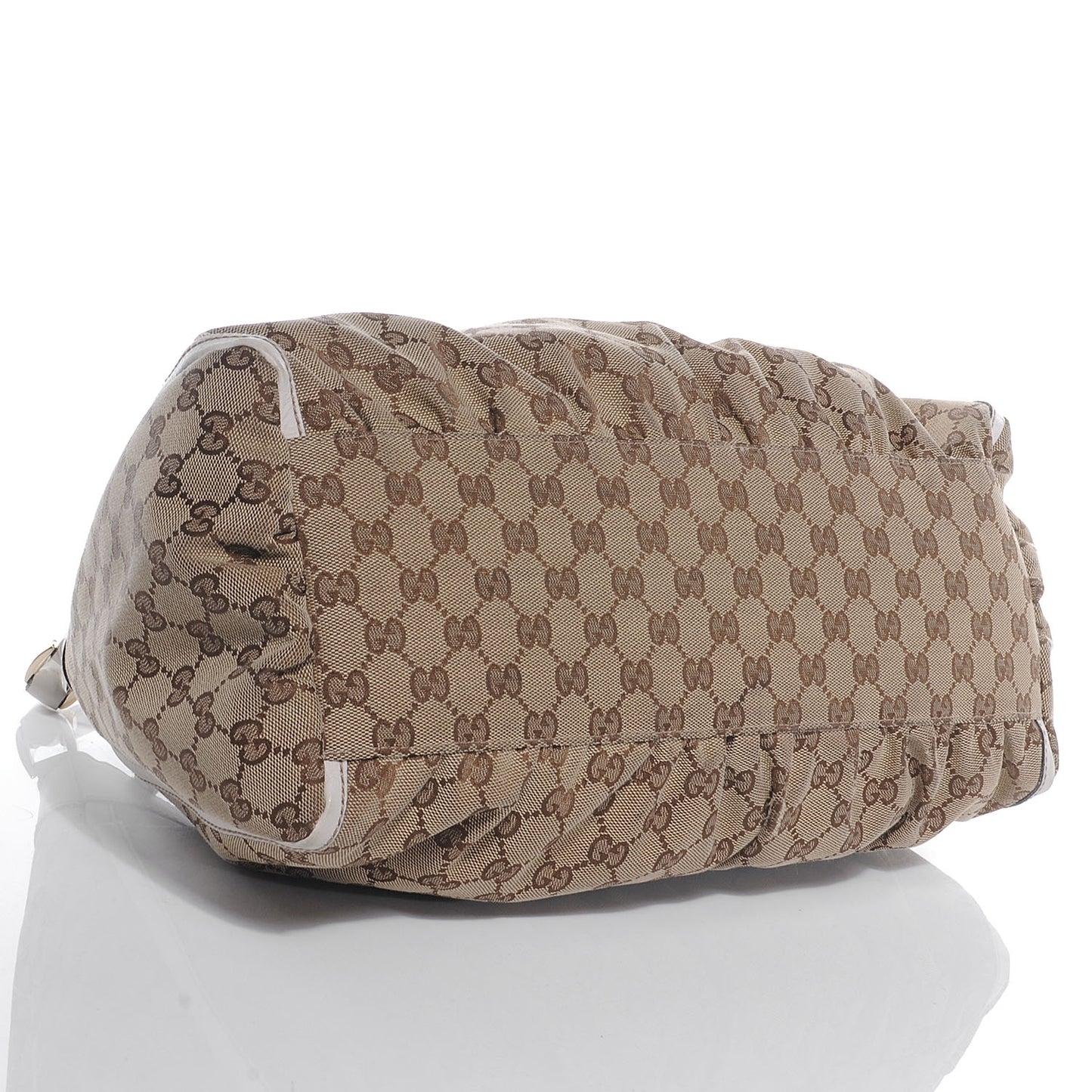 Monogram D Gold Large Hobo Off White