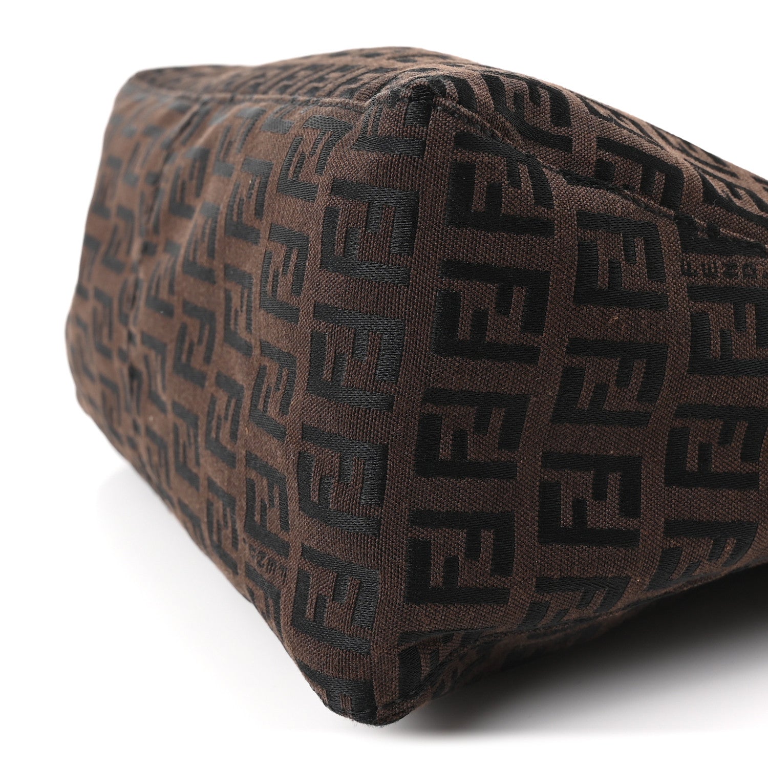 Fendi Zucchino Mini Pochette Tobacco Moro 9 of 9