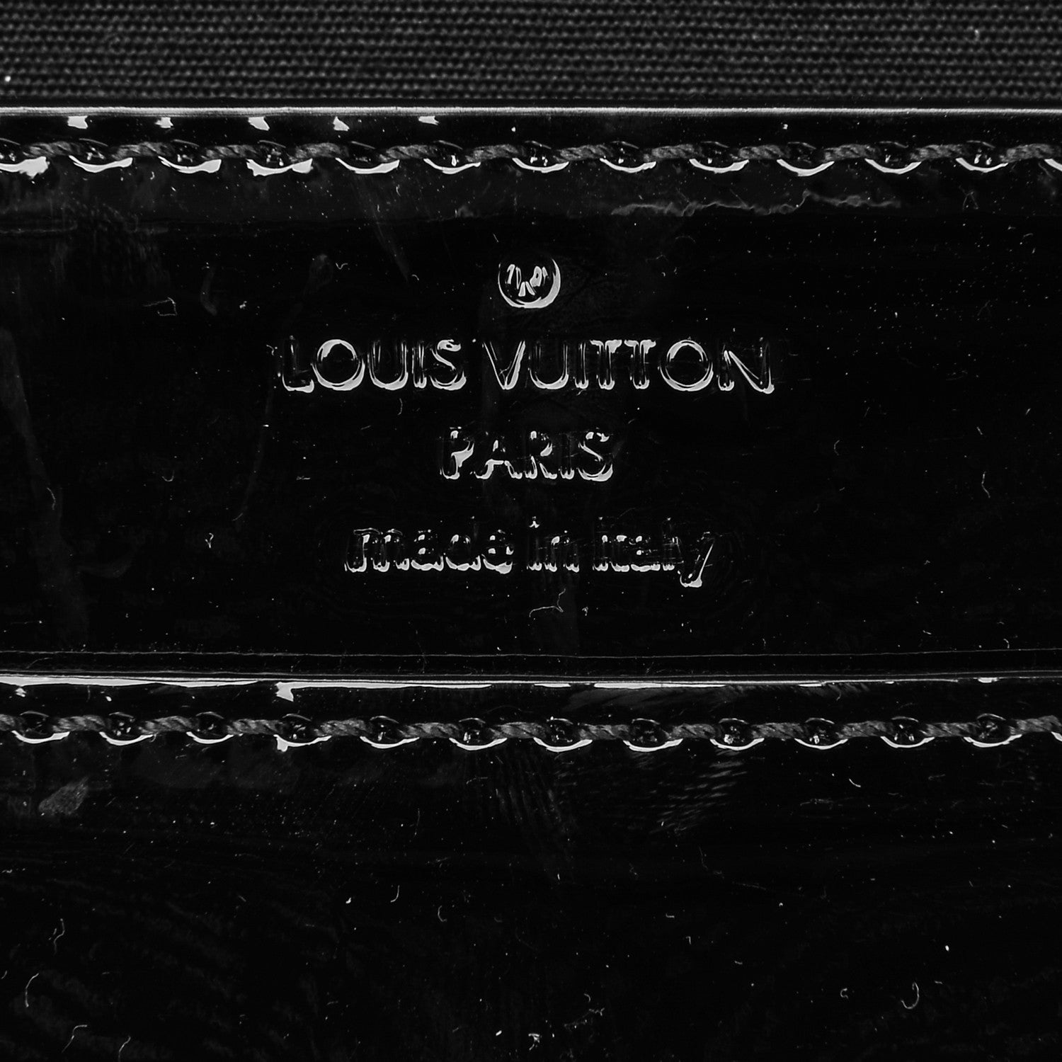 Louis Vuitton Patent Neo Sobe Louise EW Clutch Black 6 of 7