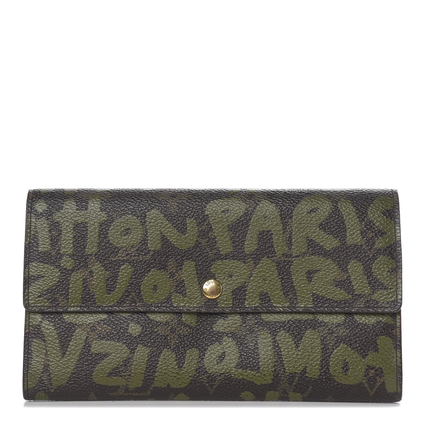 Monogram Graffiti Porte-Monnaie Wallet Kaki