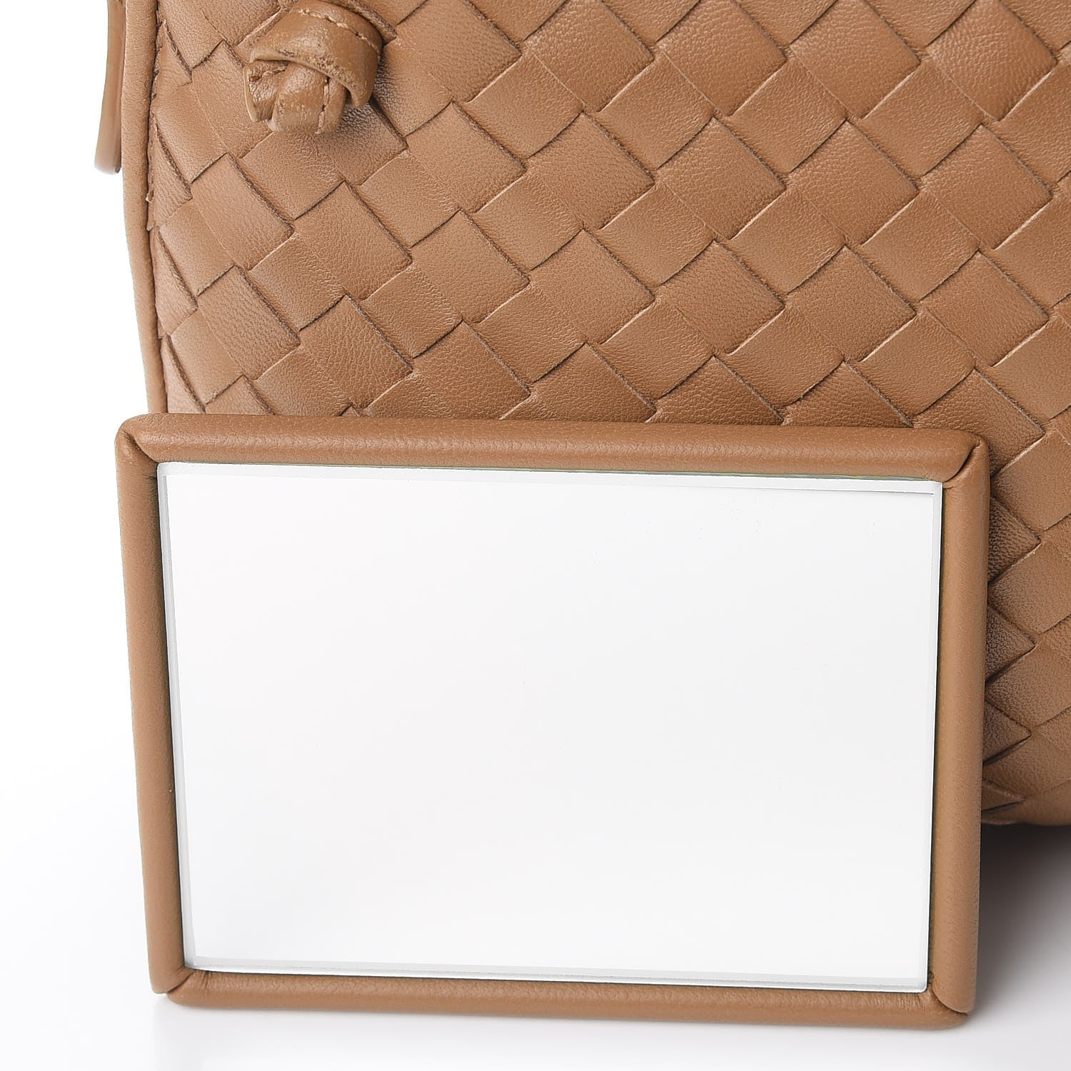 Bottega Veneta Nappa Intrecciato Pillow Crossbody Messenger Camel 10 of 10