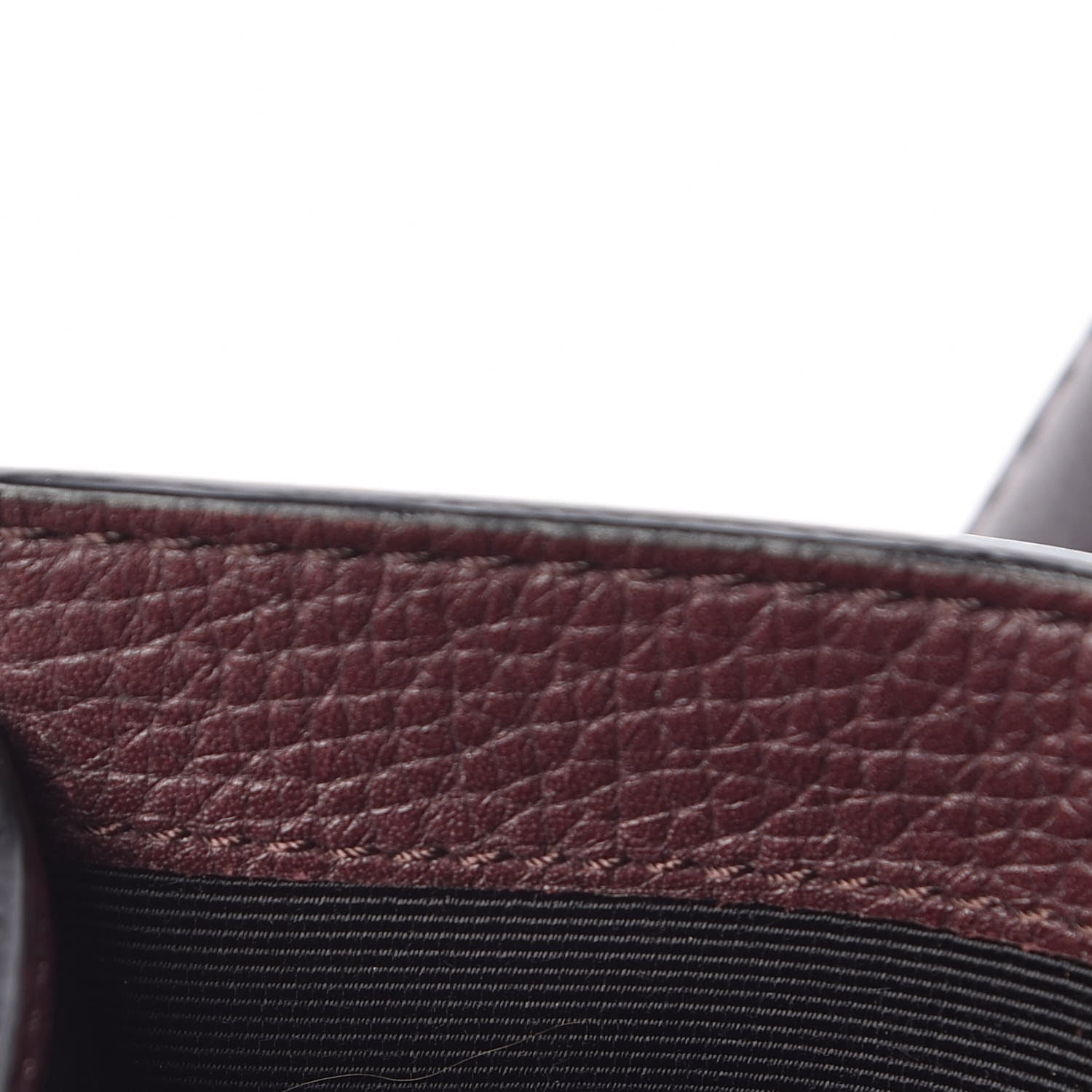 Burberry Grainy Calfskin House Check Simon Travel Wallet Wine 8 of 9