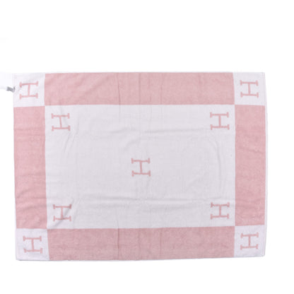 Hermes Cotton Avalon Bath Towel Rose Lilas 3 of 4