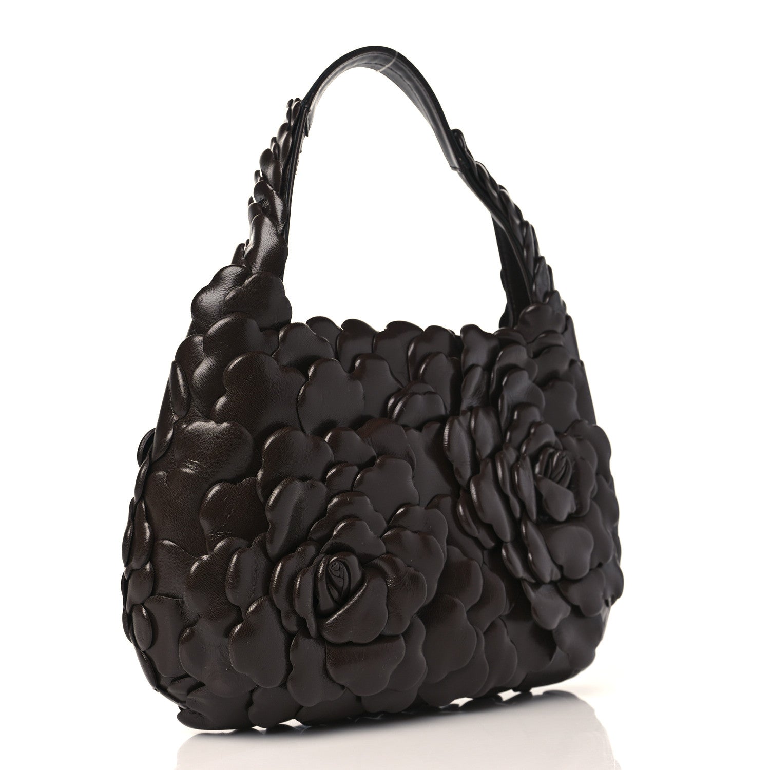 Valentino Garavani Nappa Atelier 03 Rose Edition Small Hobo Brown 3 of 8