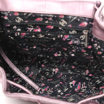 Chanel Iridescent Calfskin Quilted Ground Control Backpack Pink 5 of 9
