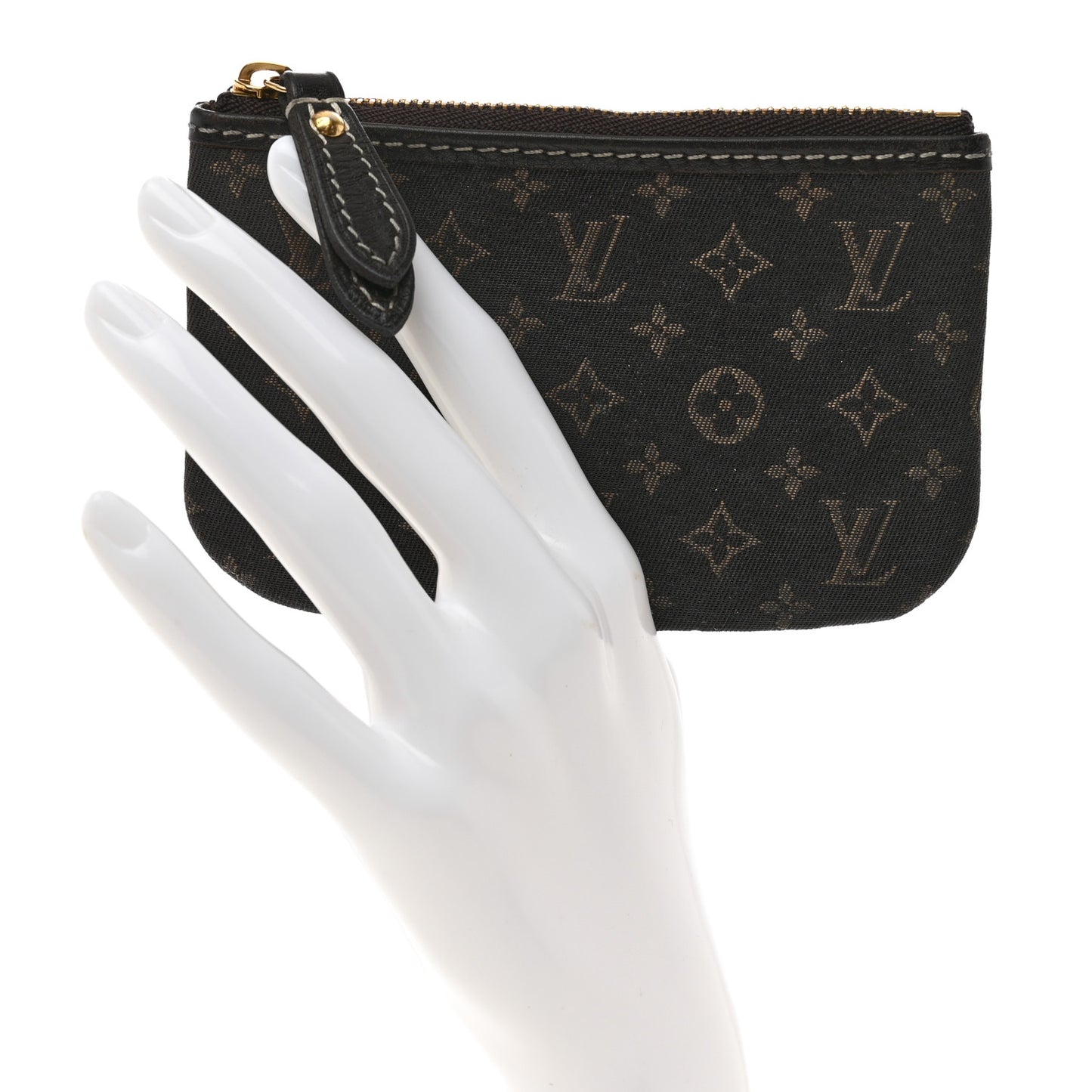 Idylle Key Pouch Fusain