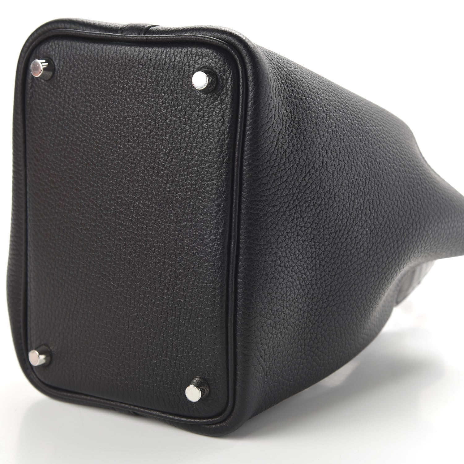 Hermes Taurillon Clemence Matte Alligator Picotin Lock Touch 18 PM Black 7 of 11