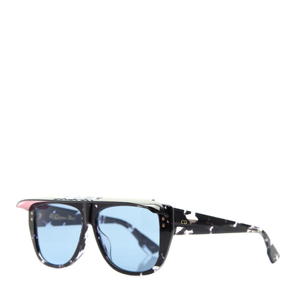 Christian Dior Club 2 Sunglasses Black Havana Blue 1 of 7