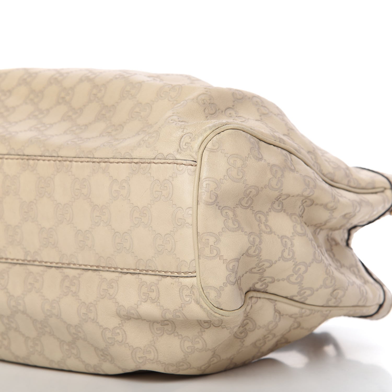 Gucci Guccissima Medium Sukey Tote Mystic White 7 of 15