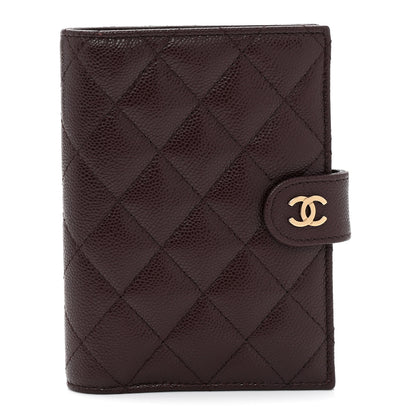 Chanel Caviar Quilted Passport Holder Dark Brown 1 of 9