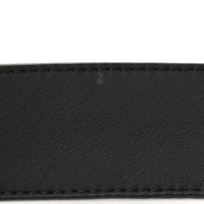 Louis Vuitton Monogram Eclipse Taigarama 40mm LV Initiales Reversible Belt 110 44 Black 2 of 8