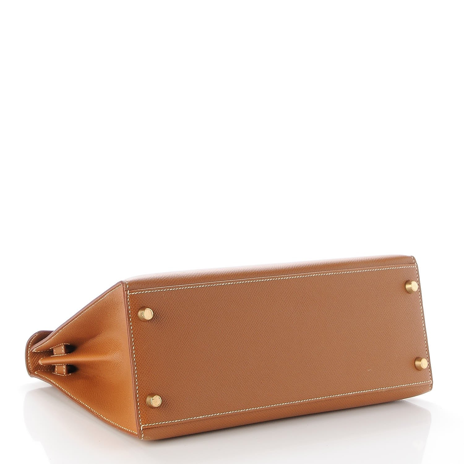Hermes Courchevel Kelly Sellier 28 Gold 6 of 37