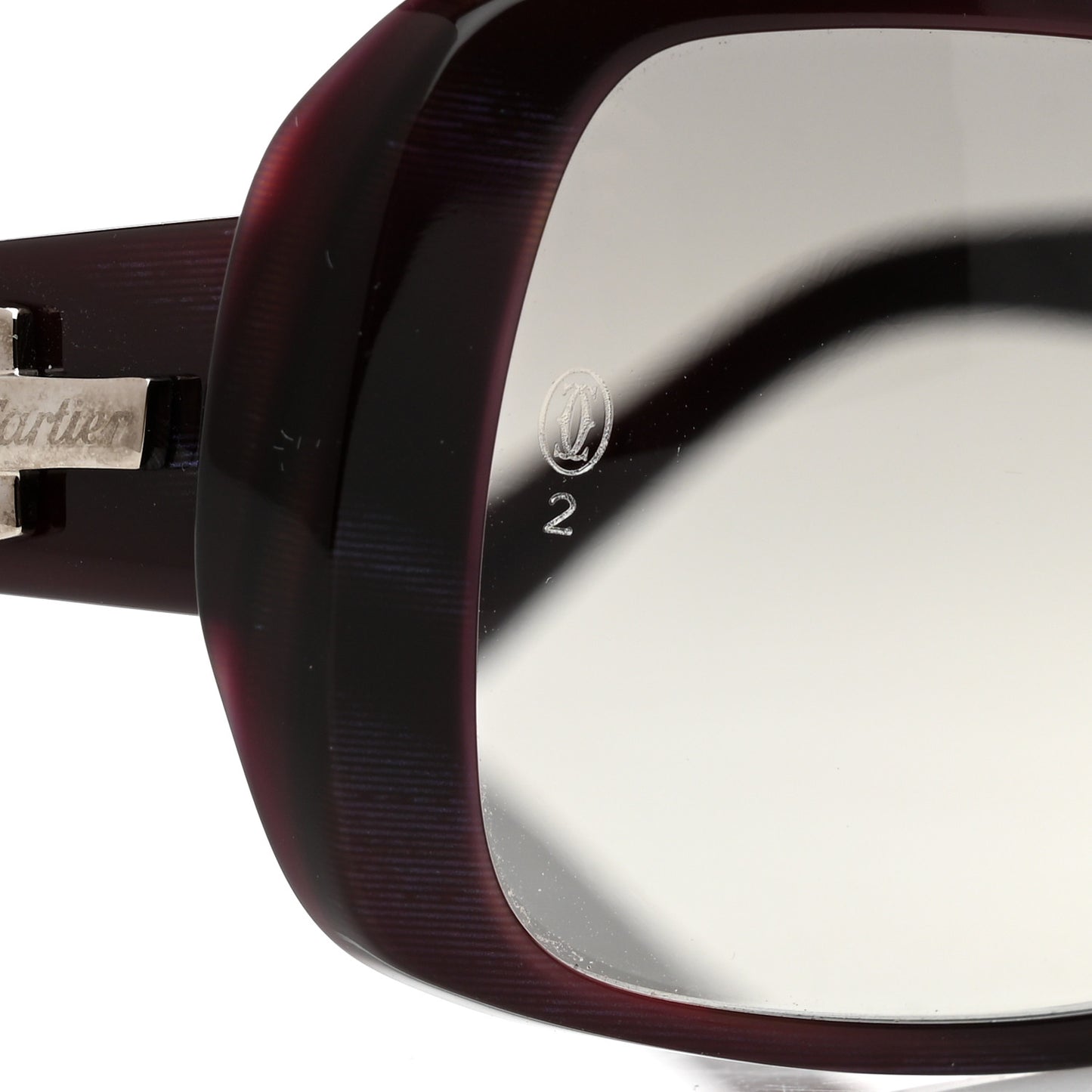 Square Cypris Sunglasses Burgundy