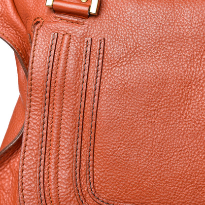 Chloe Calfskin Large Marcie Satchel Maple Leaf 11 of 13