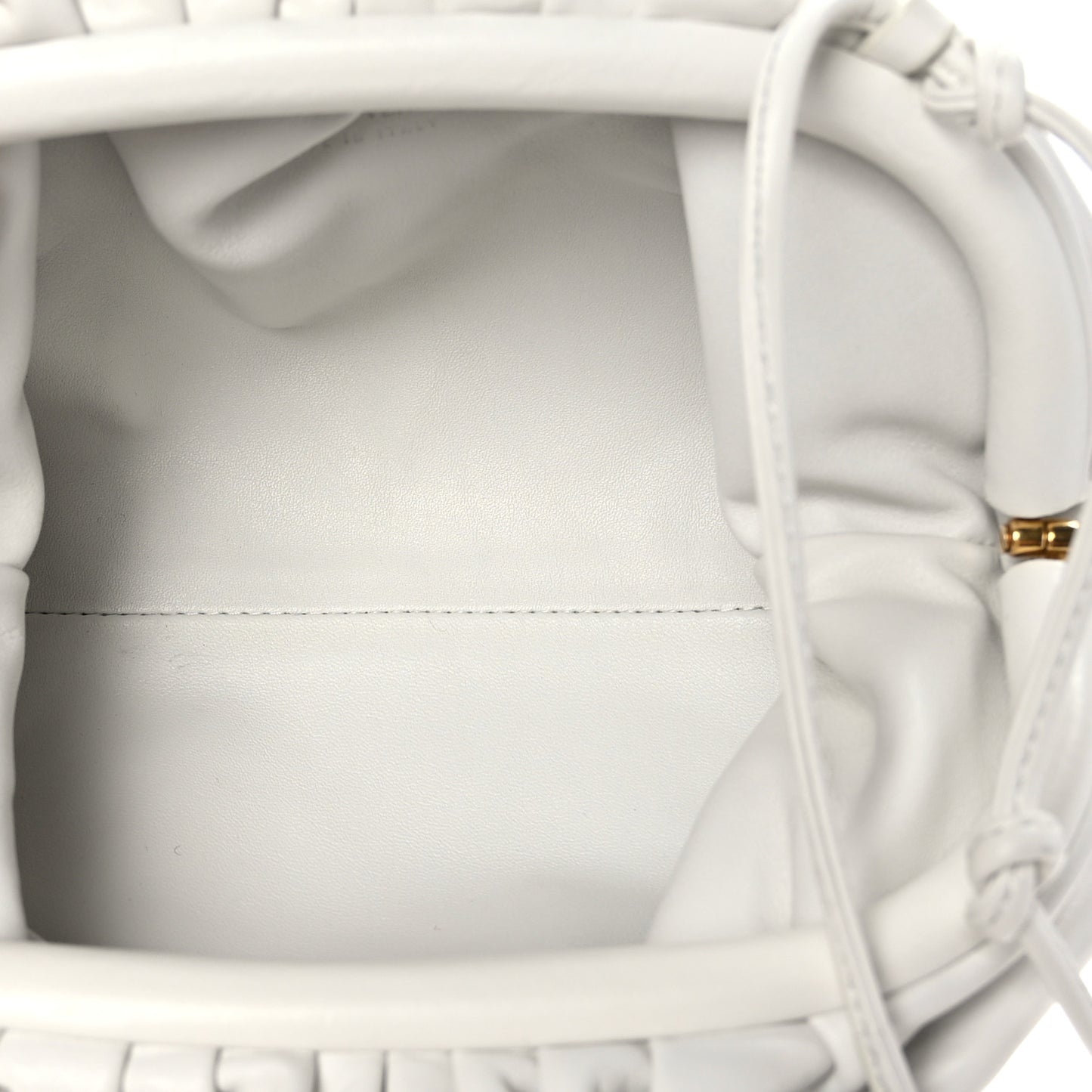 Butter Calfskin The Mini Pouch Chalk