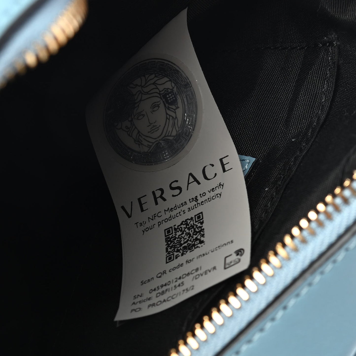 Nappa Virtus Camera Bag Blue