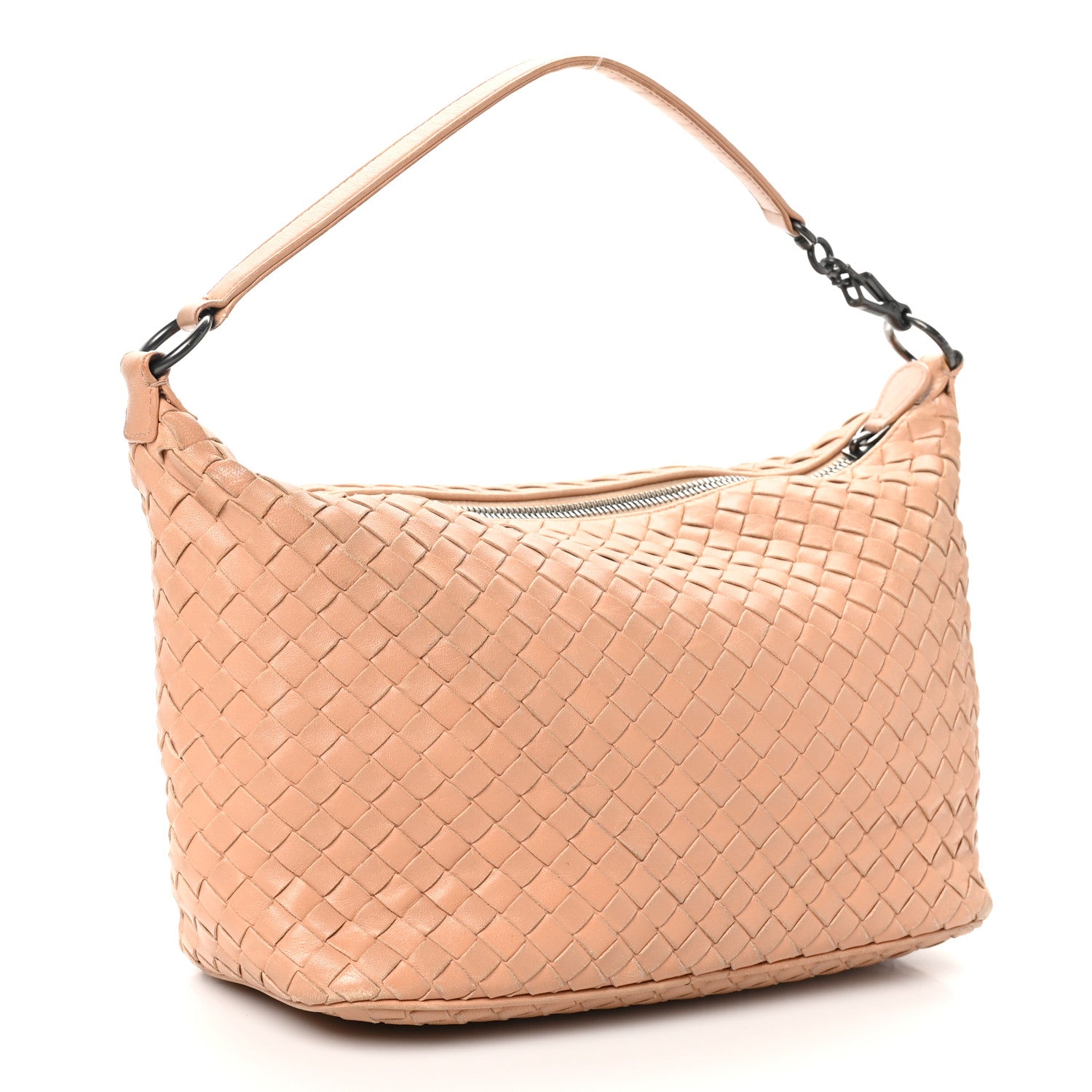 Bottega Veneta Nappa Intrecciato Small Shoulder Bag Beige 3 of 11