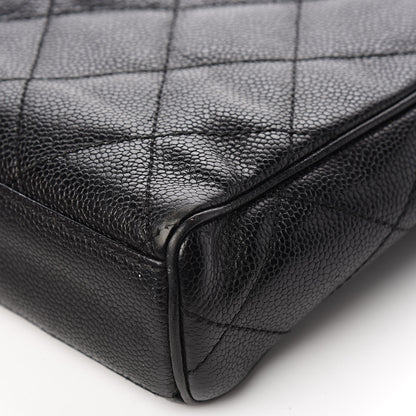 Chanel Caviar Quilted Medium Single Flap Black 14 of 15