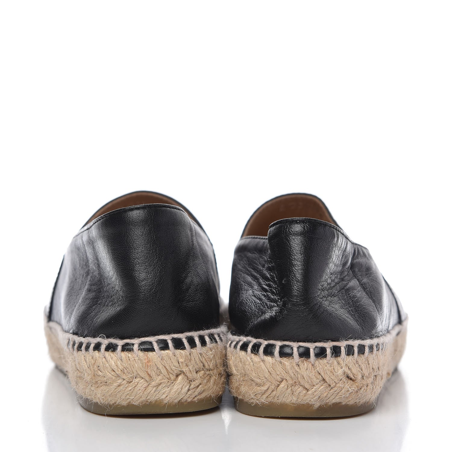 Chanel Lambskin CC Espadrilles 40 Black 6 of 9