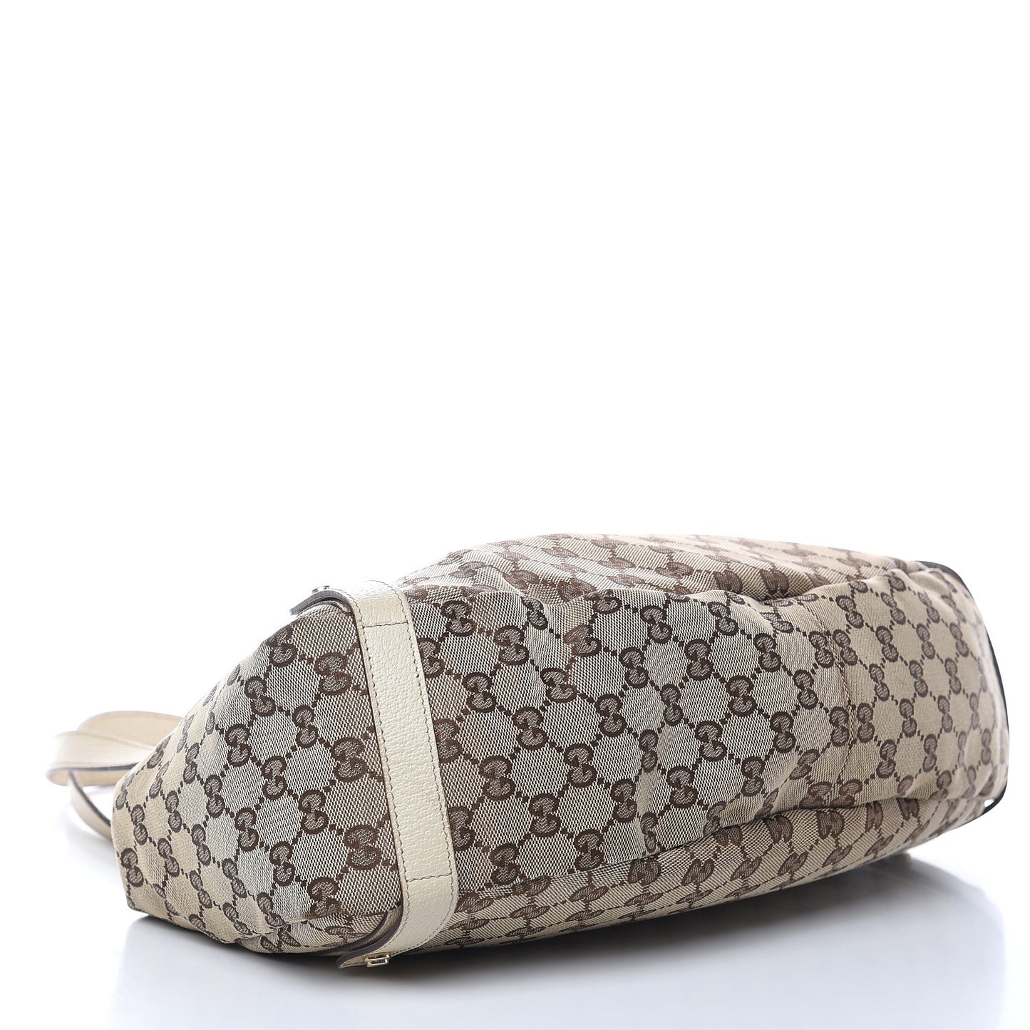 Monogram Medium Abbey Shoulder Bag Off White