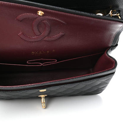 Chanel Caviar Quilted Medium Double Flap Black 5 of 9